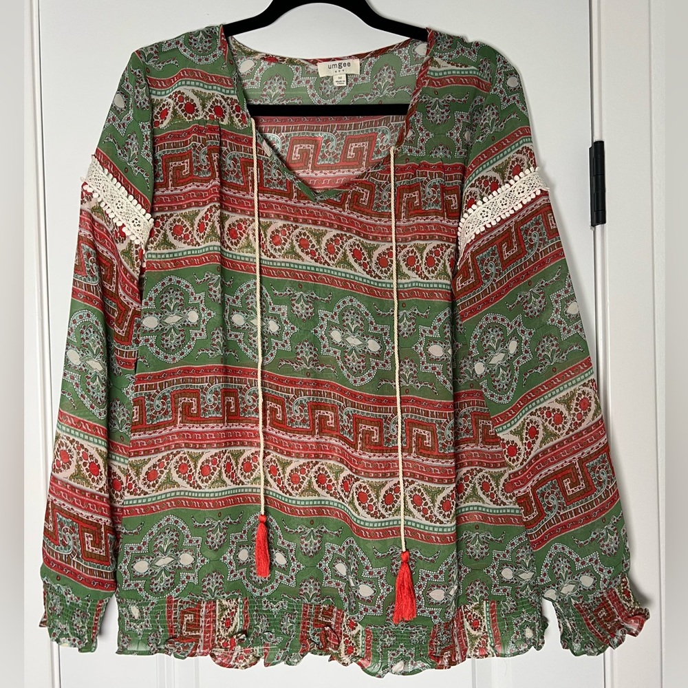 UMGEE Printed Blouse